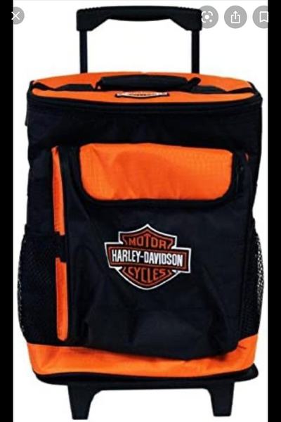 Harley Davidson Black Orange Cooler Thomas P Jasinski Scholarship Fund