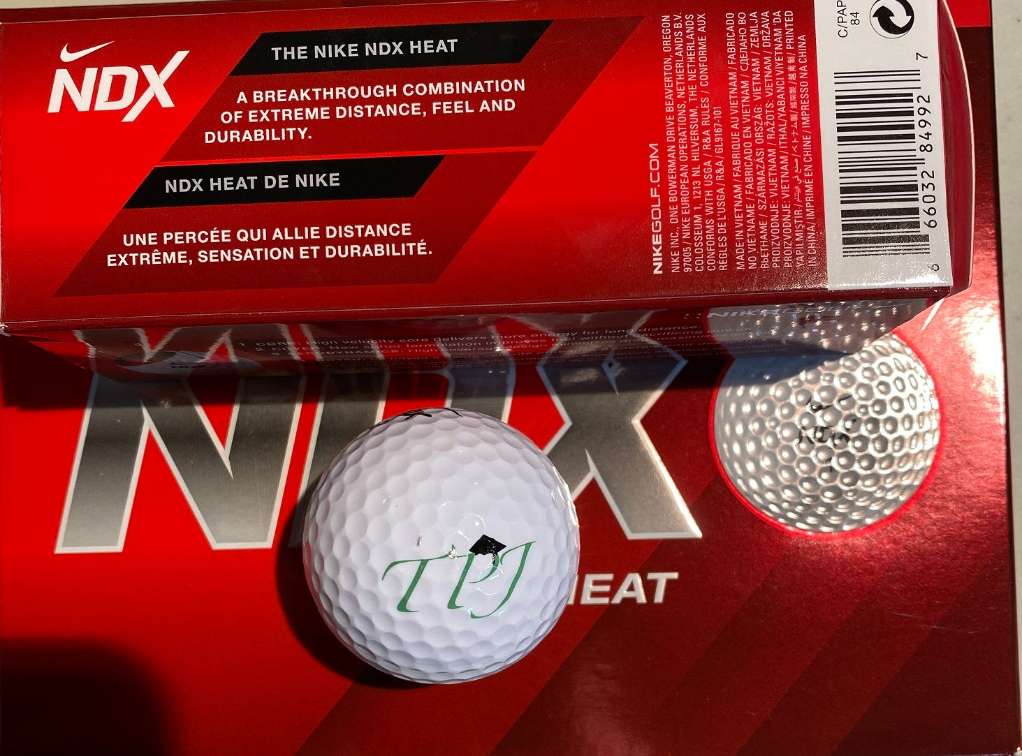 Nike Distance NDX4 Golf Balls 3-pack TPJ Logo