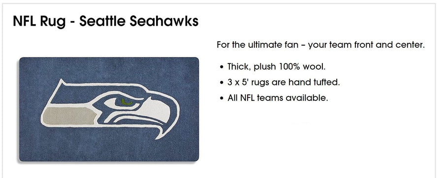 NFL Rug - Seattle Seahawks