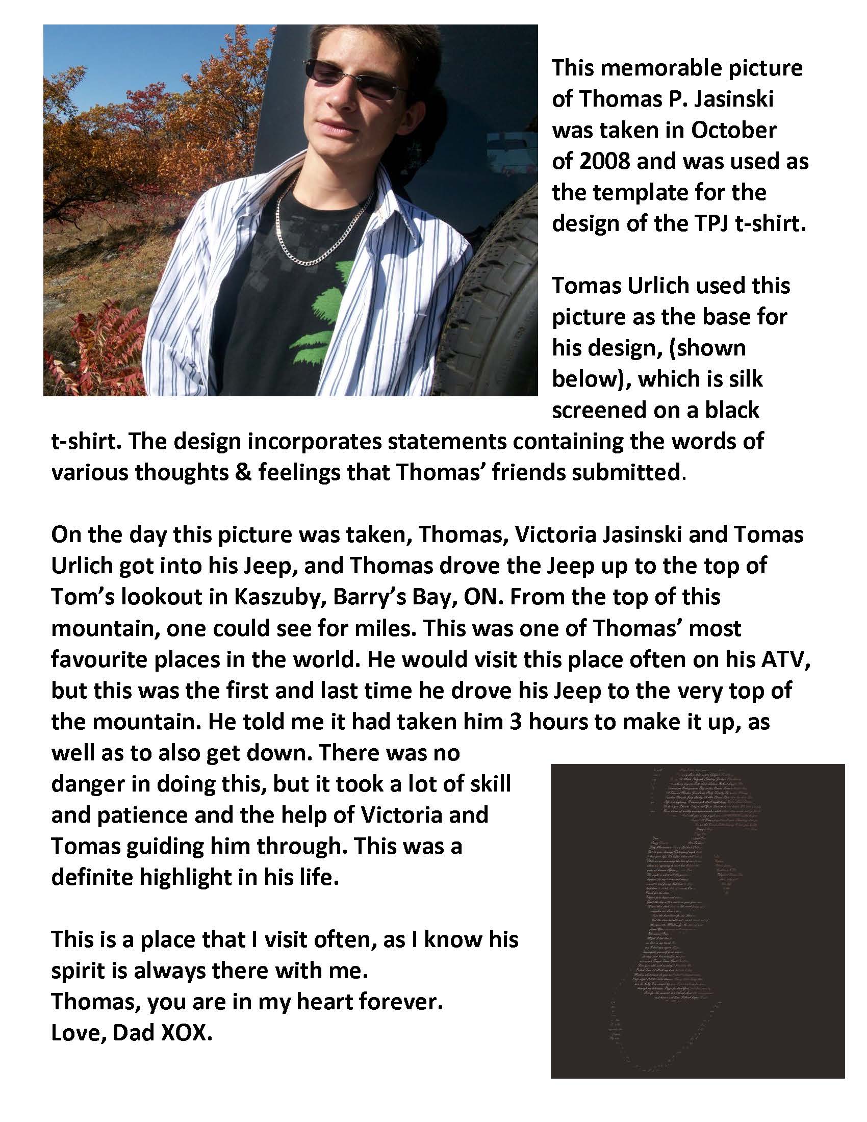 Memorial silhouette T-shirt